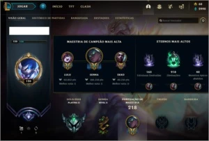 Vendo conta platina 2 Ex D4 - League of Legends LOL