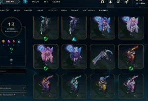 Vendo conta platina 2 Ex D4 - League of Legends LOL
