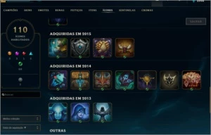 Vendo conta platina 2 Ex D4 - League of Legends LOL