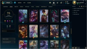 Conta Lvl 354, 76 Skins Prata II. - League of Legends LOL