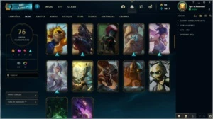 Conta Lvl 354, 76 Skins Prata II. - League of Legends LOL