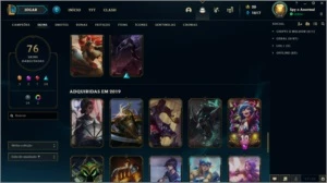 Conta Lvl 354, 76 Skins Prata II. - League of Legends LOL