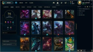 Conta Lvl 354, 76 Skins Prata II. - League of Legends LOL
