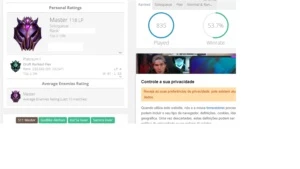 Conta LOL Mestre level 112 - League of Legends