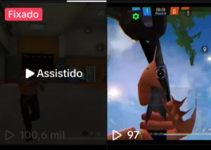 100 mil visualizações vídeo tiktok - Redes Sociais