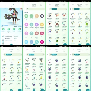 Pokemon Go 38 |C099| 128 Shines| 96 Legendary