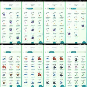 Pokemon Go 38 |C099| 128 Shines| 96 Legendary