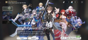 Conta de Honkai Star Rail Bronya+Cone, Jing, Welt e Himeko - Outros