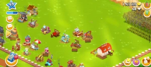 Conta Hay Day lvl 69