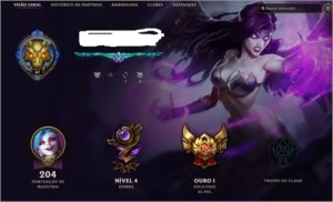 Conta League Of Legends Ouro 1 up! barato LOL