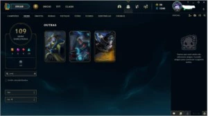 Conta de LoL com todas as skins mais raras do jogo. - League of Legends