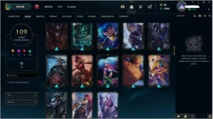 Conta de LoL com todas as skins mais raras do jogo. - League of Legends