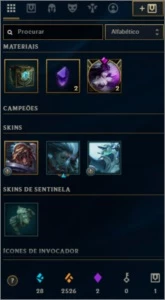 Conta de League of Legends LOL