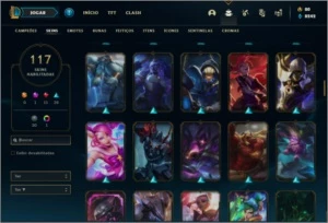 Conta ouro 4 com 2 skins Raras, UrfWick 2010 e Kayle Juiza - League of Legends LOL