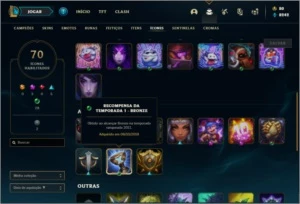 Conta ouro 4 com 2 skins Raras, UrfWick 2010 e Kayle Juiza - League of Legends LOL