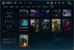 Conta ouro 4 com 2 skins Raras, UrfWick 2010 e Kayle Juiza - League of Legends LOL