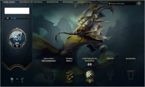 conta lvl 30, league of legends LOL