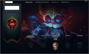 conta lvl 30, league of legends LOL