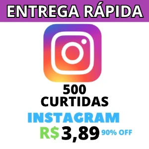 [Promoção] 500 Curtidas Para Instagram - Vem Que Tem - Serviços Digitais
