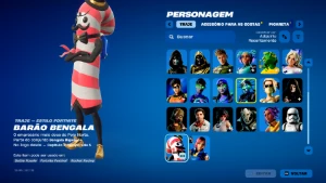 Conta de fortnite, +32 skins,+50 picaretas