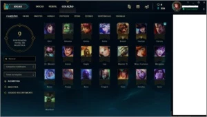 Vendo conta unranked lvl 12 c/ 22 campeões - League of Legends LOL