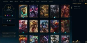 Vendo conta LOL Diamante 2 /190 Skin/115 Emotes/46 Ward - League of Legends
