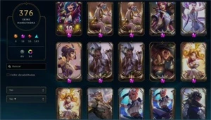 League of Legends - LVL 527 - Skins Prestígio LOL