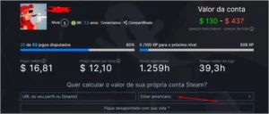Venda de conta steam, level 5, 29 jogos maioria pago - Outros