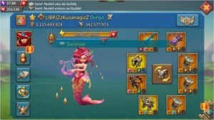CONTA 1,1B DE PODER - Lords Mobile