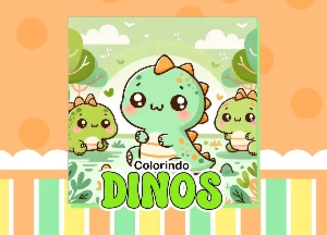 Arquivo Digital Livro de colorir Dino – PDF - eBooks
