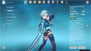 GENSHIN IMPACT CONTA COM EULA E KOKOMI AR 40