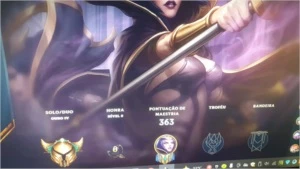 conta de lol, level 123, 84 skins, - League of Legends
