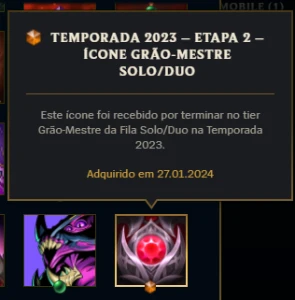 Conta Mestre Lol - League of Legends