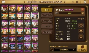 Conta +45 nat 5* muitas transmog e LDs 4* - Summoners War