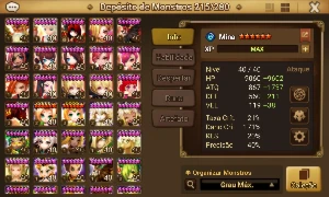 Conta +45 nat 5* muitas transmog e LDs 4* - Summoners War