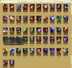 CONTA LEAGUE OF LEGENDS BR- 9 SKINS - 45 CHAMPS - UNRANKED LOL