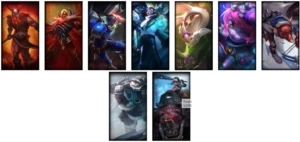 CONTA LEAGUE OF LEGENDS BR- 9 SKINS - 45 CHAMPS - UNRANKED LOL