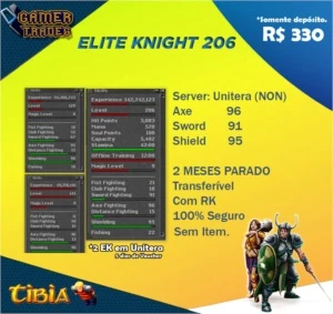EK 206 - Unitera - R$ 330,00 - Tibia