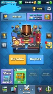 CONTA CLASH ROYALE LVL 11