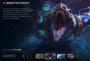 Conta League of Legends com boas skins LOL