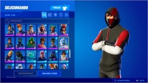 Conta de fortnite com 63 skins da loja + ikonik + 1670 VBUCK