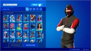Conta de fortnite com 63 skins da loja + ikonik + 1670 VBUCK