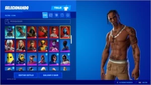 Conta de fortnite com 63 skins da loja + ikonik + 1670 VBUCK