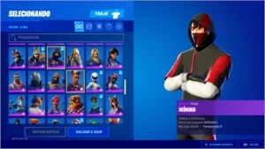 Conta de fortnite com 63 skins da loja + ikonik + 1670 VBUCK