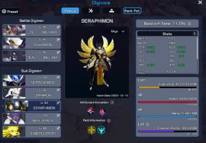 Conta DSR Vários Megas + Muitos Recursos e Digis Perfeitos - Digimon Masters Online DMO