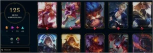 CONTA PLAT 3, 125 SKINS, 0 BANS - League of Legends LOL