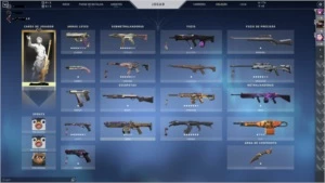 Conta valorant, sem elo, muitas skins
