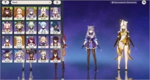🔥 Hutao+Yoimiya+Keqing C1+Sayu C1🔥 AR44 - Genshin Impact