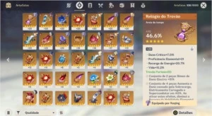 Conta Genshin - KEQING / KLEE / MONA / VENTI / JEAN (5 NAT5) - Genshin Impact
