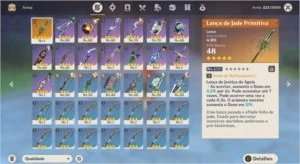 Conta Genshin - KEQING / KLEE / MONA / VENTI / JEAN (5 NAT5) - Genshin Impact